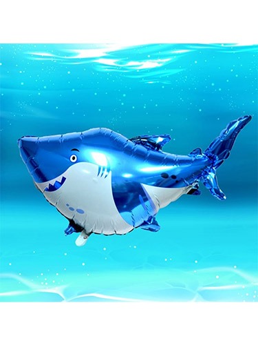 해피파티 호일풍선 동물 (상어)