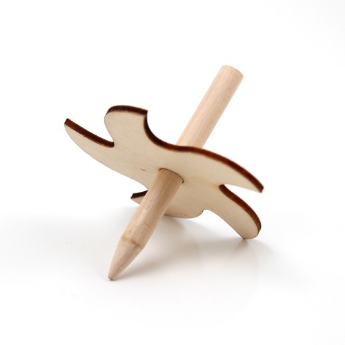 [아이디몬] 나무팽이 바람개비 전통 민속 놀이 피젯 스피너 손장난감 토이